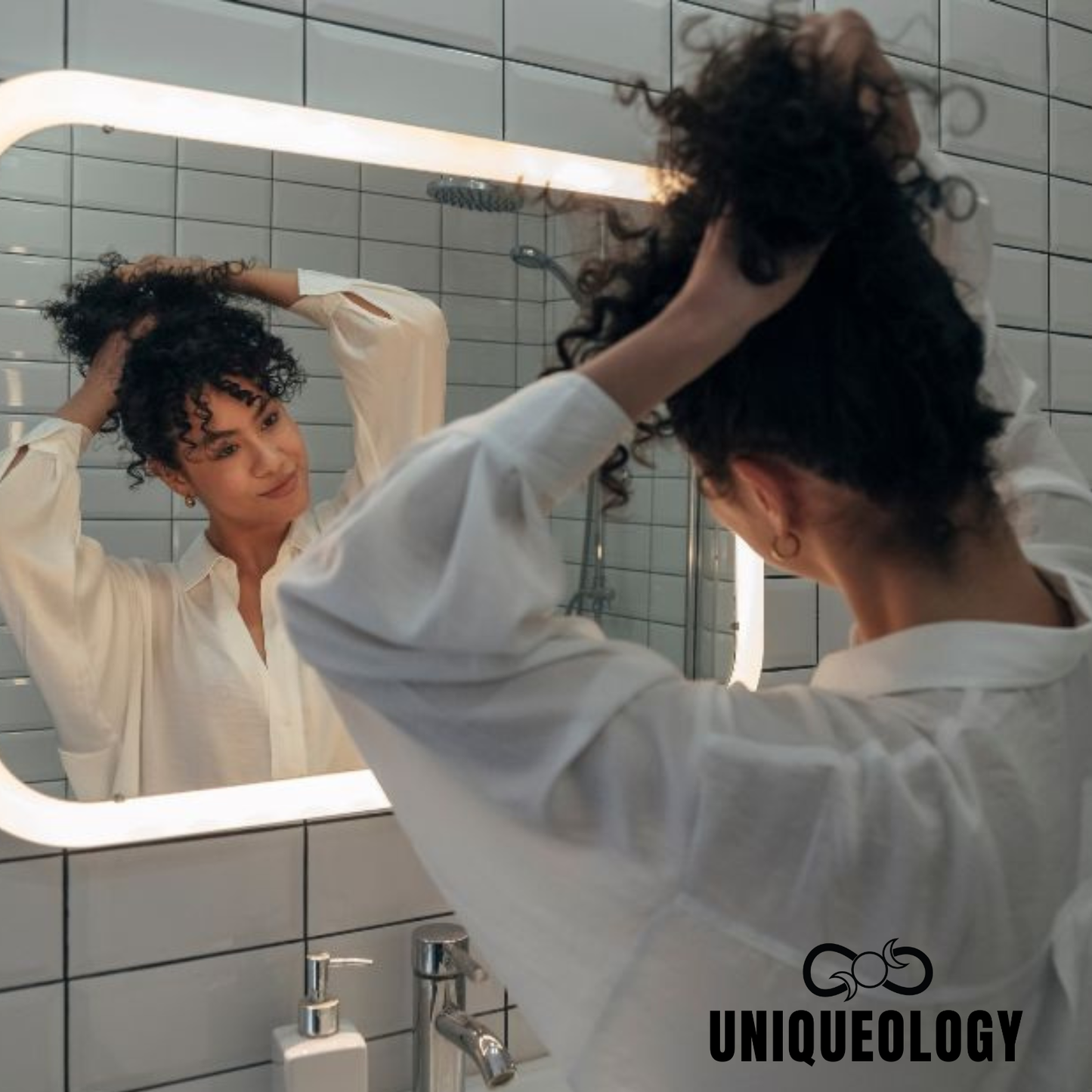 Black Satin Scrunchies