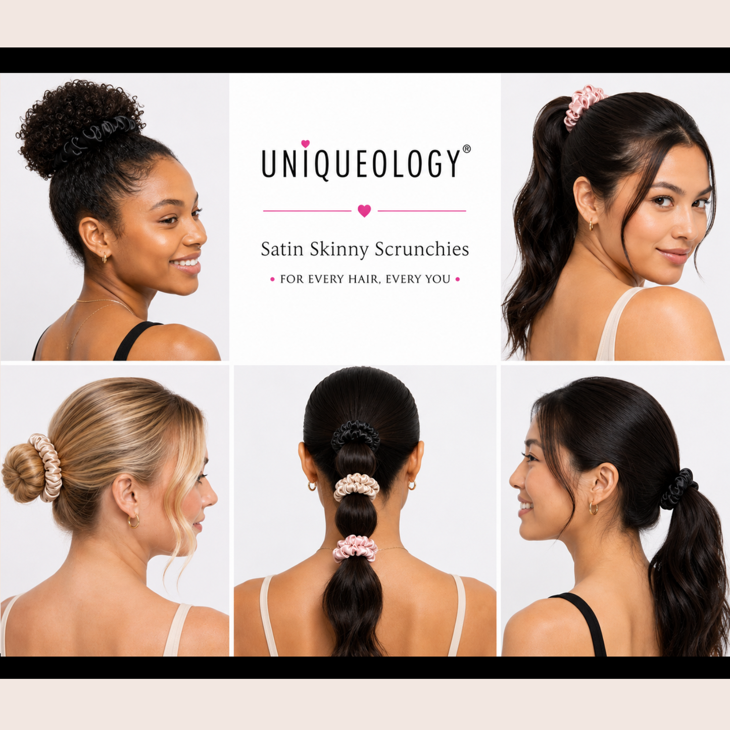 Satin Skinny Scrunchies
