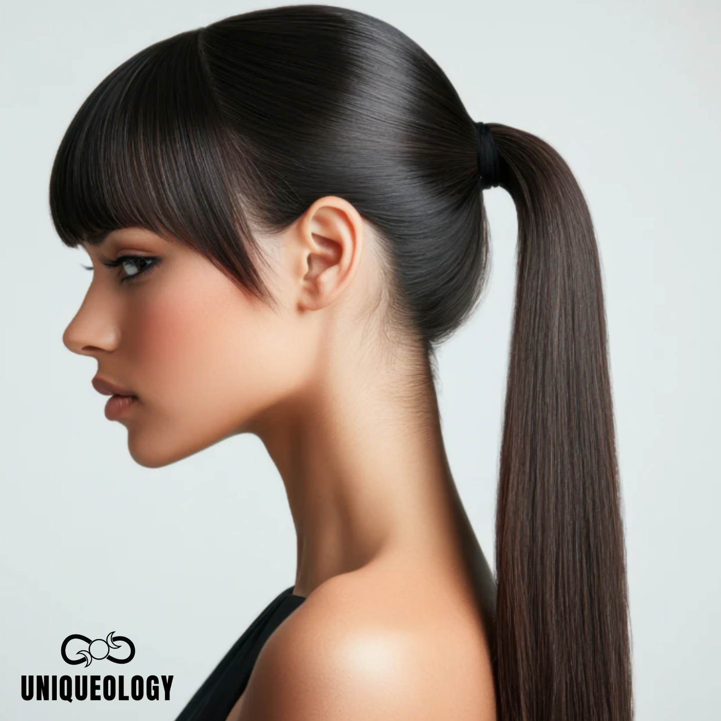 Black Satin Scrunchies